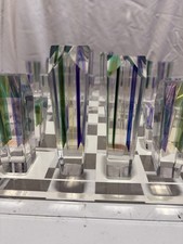 Charles Hollis Jones Style Lucite Chess set picture