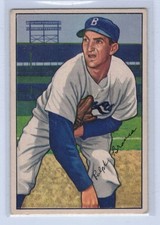 1952 Bowman, #96 Ralph Branca, Brooklyn Dodgers ~ VG-VGEX (no creases) picture