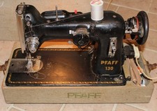 Vintage German Pfaff 130 Sewing Machine w/Papers & Accessories Excellent picture
