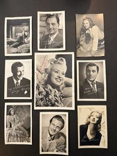 Betty Grable Signed 5”X7” Photo , Plus 8-3 1/2”X5” Facsimile Hollywood Stars  picture