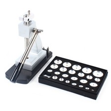 Watchmaker Tool Watch Press Set Back Case Closer Crystal Glass Fitting+ 25 Dies picture