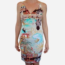 Blumarine SS2005 Vintage  African Tribal Slip Dress Dress IT 42 picture