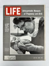 Life Magazine Pregnancy & Birth Alan Arkin James Dickey Diving July 22 1966 picture
