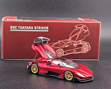 FW Fine Works 1/64 SSC Tuatara Striker Red Diecast Car Model picture