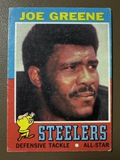 1971 Topps #245 Joe Greene VG+ RC Pittsburgh Steelers HOF Vintage Rookie picture