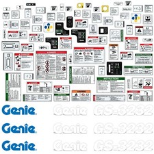 Complete Decal Kit for Genie GS-3232 Scissor Lift GS3232 + Safety Stickers USA picture