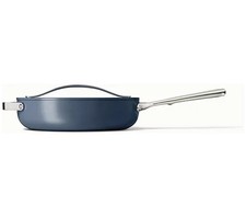 NEW Caraway Home Non-Stick Ceramic Saute Pan Navy Oven-safe to 550F picture