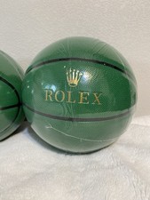 Authentic Rolex Badketball Sz 29.5 Green Luxury Collectible Basketball Limited picture