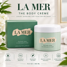 La Mer-The Body Cream 10.3oz/300ml Brand New NIB Authentic & Sealed Fresh Batch picture