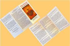 Surrender Novena to the Will of God Trifold Holy Card picture