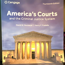 Cengage America's Courts & the Criminal Justice System 14th Ed Neubauer Fradella picture