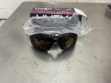 Uvex Seismic S0601HS Black Safety Glasses Espresso Lens HydroShield Anti-Fog New picture