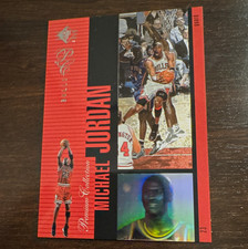 Upper Deck 1996-97 SP Premium Collection Holoviews Jordan Bulls #PC5 Insert picture