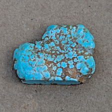 Estate Turquoise Rough 52.95ct Blue Brown Matrix Lapidary Stone 10.59g 1.3