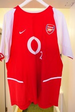Vintage 2002-2004 Nike Arsenal Home Football Jersey Championship picture