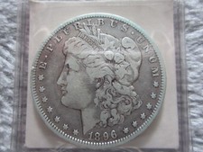 1896-O Morgan Silver Dollar $1 New Orleans Mint US Coin Circulated (Semi-Key) picture