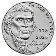 2026-D Jefferson Nickel, Semiquincentennial  picture