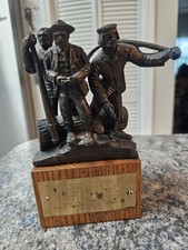 Lumberman's Monument RARE Bronze Replica #121/1500 Calumet MI R. Aitken Gardner picture