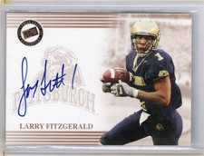 LARRY FITZGERALD 2004 Press Pass Bronze Rookie AUTOGRAPH RC HOF picture