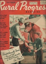 Rural Progress Sept 1937 WISCONSIN FOLK SCHOOL LENDLORD LANDLORD beautiful ads picture