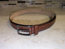 Trafalgar 'Cortina' Leather Belt - Honey Maple - Size 34 / 85 (Used) picture