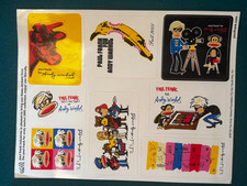 Title: VINTAGE 2005 Paul Frank for Andy Warhol Sticker Sheet Rare Y2K Promo Dead picture
