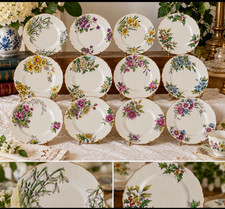 Royal Albert flower of the month, Bone China.  England. Set include all months. picture