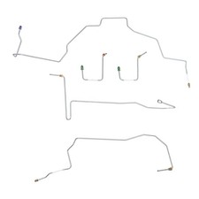 Fits 01-02 Ford Explorer Sport Trac 4WD Front Brake Line Kit TKT0145SS-CPP picture