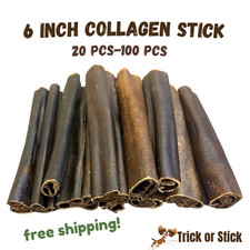 Collagen sticks for dogs - 6 inch medium size - Premium collagen chews picture