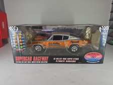 ED MILLER 1:18  1968 PLYMOUTH 426 HEMI BARRACUDA SUPER STOCK SS/BA   New in Box picture