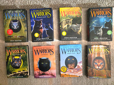 Lot of 8 Hardcover 1st Edition (1st print) Warriors books-Outcast, Shadows picture