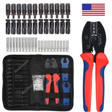 24/12PCS Solar Panel Wire Connectors Crimper PV Crimping Pliers Cable Terminals picture