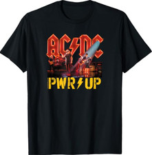 AC/DC Rock Music Band PWRUP Stage Lights T-Shirt picture