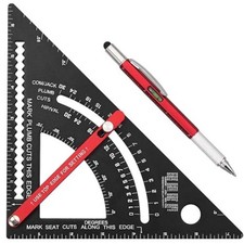 Carpenter Square 7 Inch, Aluminum Rafter Square Carpenter for Woodworking picture