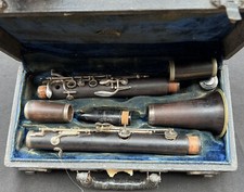 Vintage 1952 1953 Boosey & Hawkes Wooden Clarinet Serial Number 60181 picture