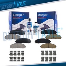 Front Rear Ceramic Brake Pads for 2013-2016 Ford F-250 F-350 F-450 Super Duty picture