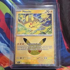 Pikachu 051/128 29/30 30th Celebration Pokemon TCG English Holo 30th Anniversary picture