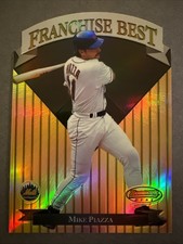 1999 Bowman's Best - Franchise Best Mike Piazza #FB7 Mach II /1000 Refractor picture