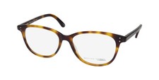 NEW WILLIAM MORRIS LONDON 50097 EYEGLASSES BROWN PLASTIC C1 WOMENS 49-15-135 picture
