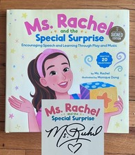 MS RACHEL And the Special Surprise: Encouraging Speech & Learning SIGNED 1st Ed picture
