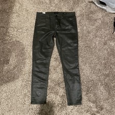 Joe’s Jeans The Icon Skinny Mid-Rise Wax Coated Grey Skies Size 28 NWOT  picture