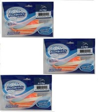 Fishbites 0100 E-Z Sand Flea Orange White Long Lasting Scent 1/2