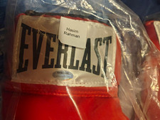 Hasim Rahman Signed Everlast Boxing Glove Schwartz Sports Authentic COA picture