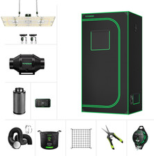 VIVOSUN S336 Smart Grow Tent Kit w/ 200W LED Grow Light & G4 Fan Wifi-Control picture