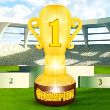 5.4FT Giant Inflatable Trophy Outdoor Decorations Blow up Trophy Decor Built ... picture