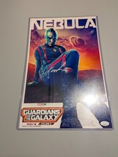 Karen Gillan Signed Nebula 11x17 Poster Guardians of the Galaxy Vol 3 JSA Witnes picture
