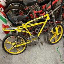 Yamaha Moto-Bike 20in Yellow BMX Bike Coaster Brake Full Suspension Rack picture