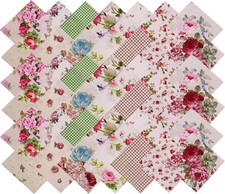 Nodsaw 42Pcs Vintage Charm Packs for Quilting 5 inch - Squares Multi M picture
