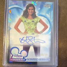 Topps 2026 Disney Chrome sapphire Disney Channel Autograph Caitlyn Gellar 09/10 picture