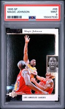 Iconic🔥 PSA 9 1995 Magic Johnson 66 Upper Deck SP w/ Michael Jordan MINT POP/45 picture
